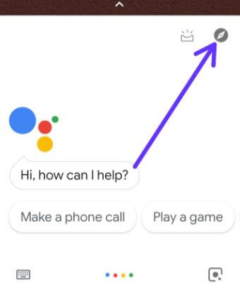 Access Google Assistant on android Pie