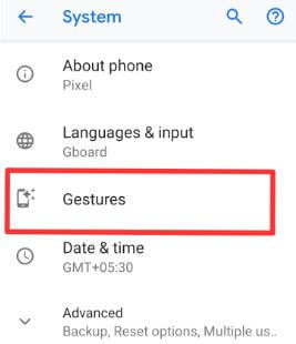 Android Pie gestures issues