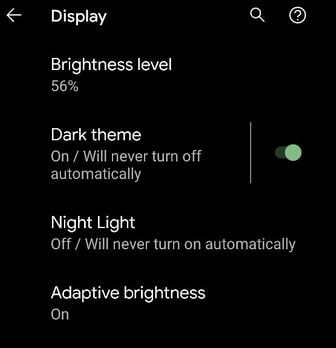 Enable dark mode on Pixel 3 and Pixel 3 XL