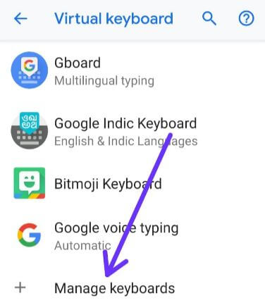 How to change Google keyboard on Pixel 3