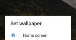 How to change wallpaper on Pixel 3