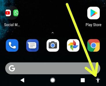 How to turn on accessibility service Android 9