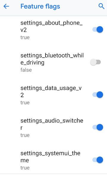 How to use feature flags in Android 9 Pie