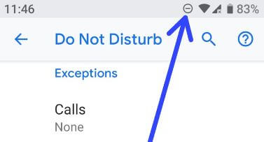 Adjust do not disturb settings in Pixel 3 XL