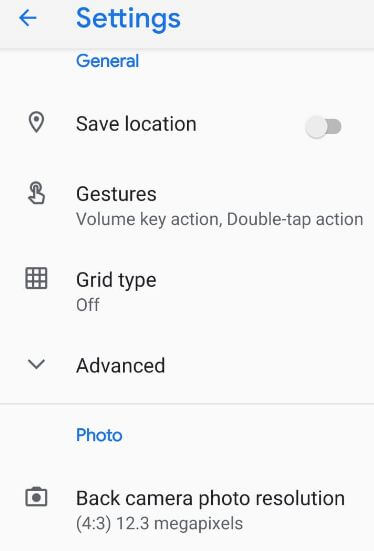 Best camera settings for Google Pixel 3