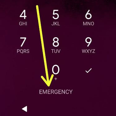 Emergency info on Pixel 3 lock screen