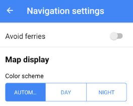 Enable night mode on Google Map android