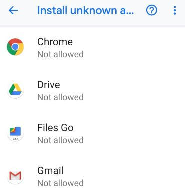 How to enable unknown sources on Pixel 3 and Pixel 3 XL Pie