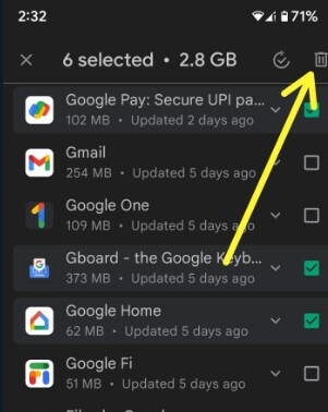 How to Remove Apps Android using Play Store