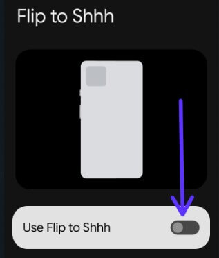 How to Turn Off Flip To Shhh on Google Pixel