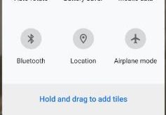 How to edit quick settings tiles on Android 9 Pie