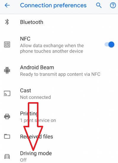 How to turn on Driving mode Pixel 3