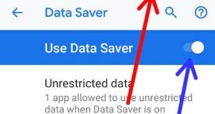 How to turn on data saver on Android 9 Pie
