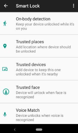 How to use smart lock on Android 9 Pie