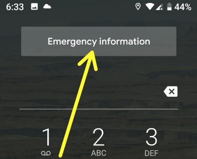 Add owner information to the lock screen Pixel 3