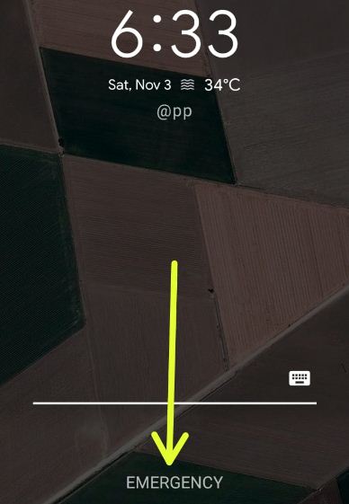 Emergency contact info on Pixel 3’s lock screen