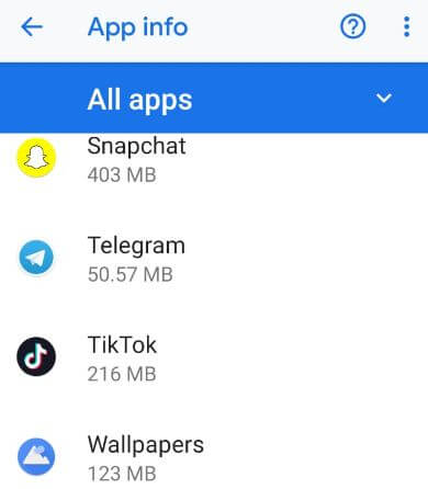 Google Pixel 3 apps settings