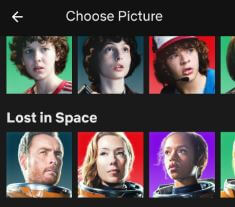 Change Netflix profile picture and name on Android
