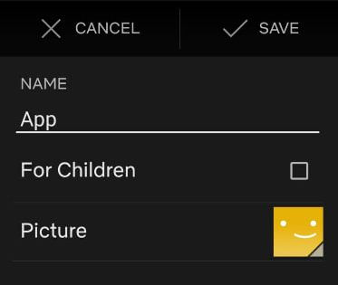 Create separate Netflix profile on android devices