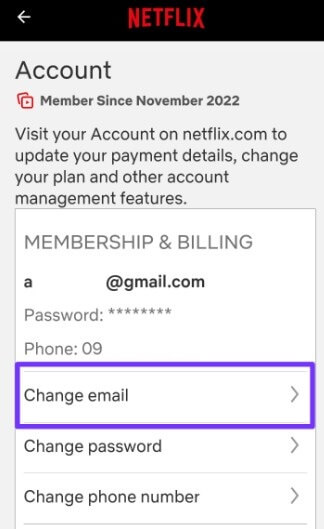 How to Change Email for Netflix Android