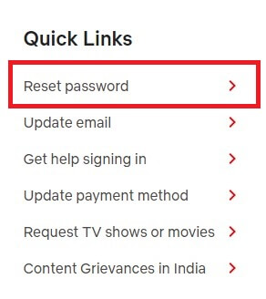 How to Reset Forgot Netflix Password using PC