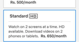 How to change Netflix Subscription plan on Android devices