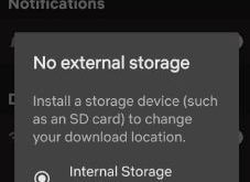 How to change download location on Netflix Android