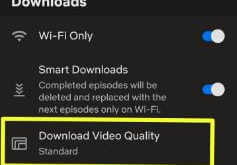 How to change video quality on Netflix Android