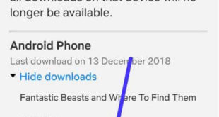 How to remove a device from Netflix download