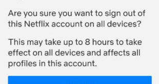 How to sign out of Netflix on Android