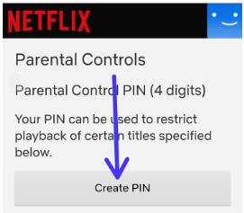 Manage parental controls on Netflix Android