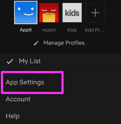 Netflix settings change on Android devices