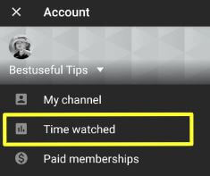 How to check time spend on YouTube app Android