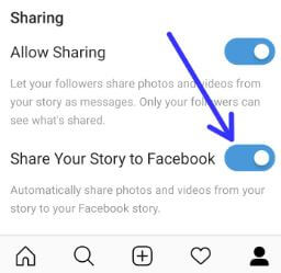 How to share Instagram story on Facebook on android