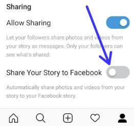 Share Instagram story on Facebook automatically