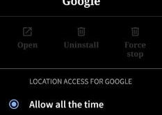 How to change app location permission in Android Q 10