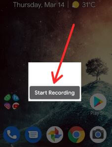 How to record a screen in Android Q 10
