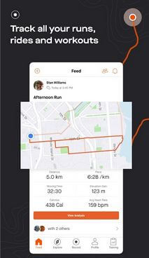 Strava Best Android Wear Fitness Apps