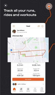 strava for android wear