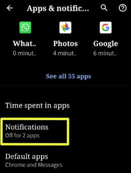 Android Q Beta 2 notification bubbles