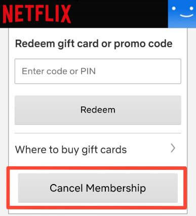Cancel Netflix subscription on Android