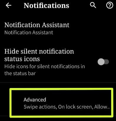Change notification swipe direction in android Q Beta 2