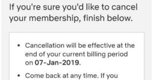 How to cancel Netflix subscription on Android