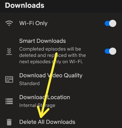 how to delete downloads on my android