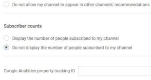 How to hide YouTube subscribers
