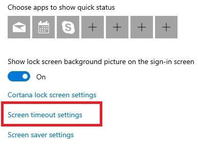 Change sleep time in Windows 10 PC