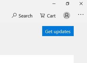 Get apps updates in Windows 10