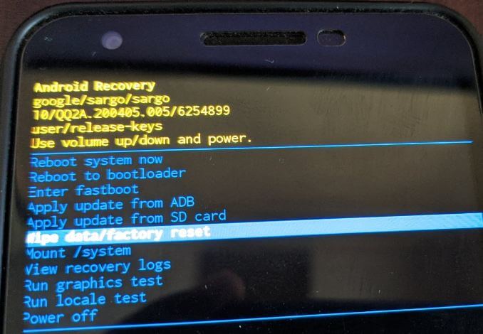 How to Factory Reset Google Pixel 3a XL and Pixel 3a