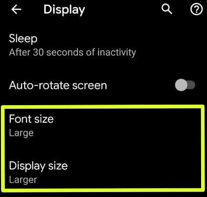 How to change font on Pixel 3a and 3a XL