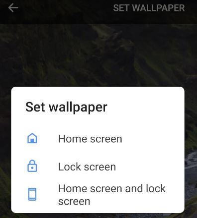 How to change lock screen wallpaper Pixel 3a XL